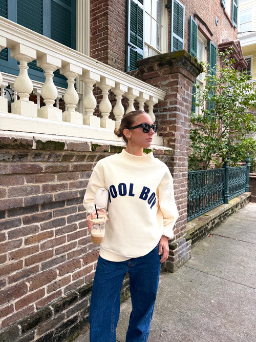 Felt Lettering Mockneck