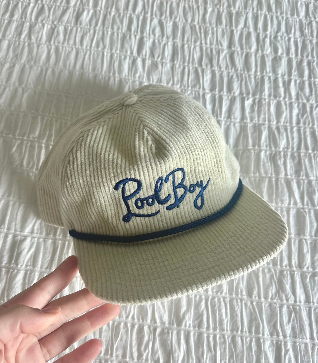 cord pool boy cap
